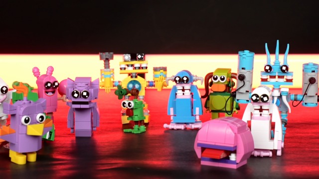 Amazon.com: 12 in 1 Singing Monster Figures Building Set, Wubbox